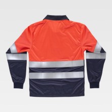 polo a.v. workteam c3877 en rojo/marino