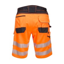 bermudas a.v. portwest pw348 en naranja/negro