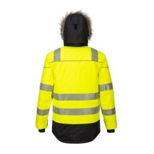 parka a.v. portwest pw369 en amarillo/negro