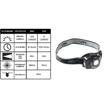 linterna frontal peli 2720 