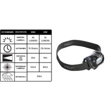 linterna frontal peli 2740 