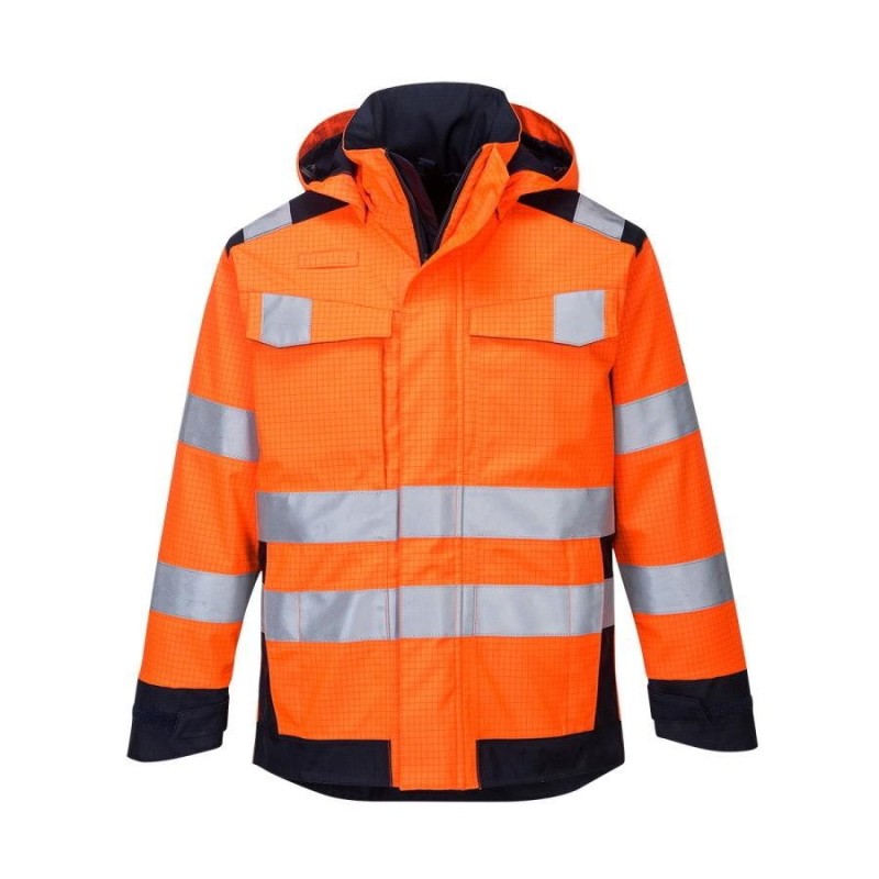 Chaqueta modaflame rain portwest mv70