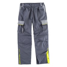 pantalon workteam wf5852 en gris oscuro/gris claro