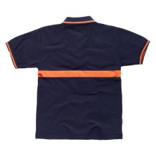 polo workteam c3850 en marino/naranja a.v.