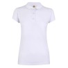 Polo m/c mujer mukua nobby mk214wv blanco
