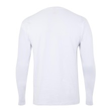 camiseta m/l mukua paradise mk156wv blanca en blanco