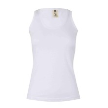 Comprar camiseta deporte tirantes blanca mujer