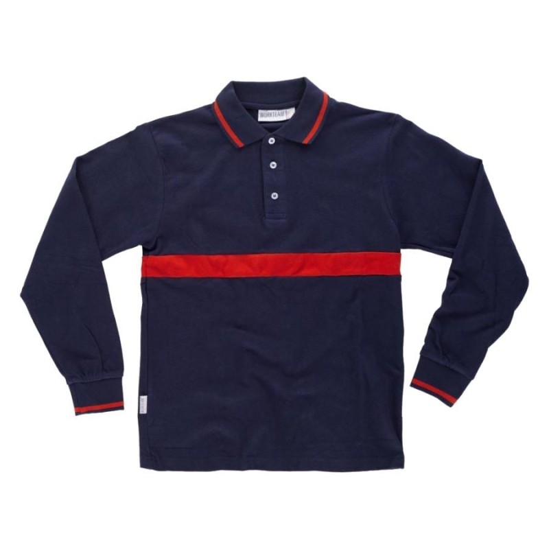 Polo manga larga combi workteam c3852