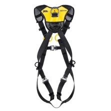 arnes petzl newton fast en negro/amarillo