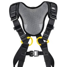 arnes petzl newton fast en negro/amarillo
