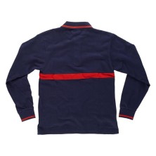 polo m/l workteam c3852 en marino/rojo a.v.