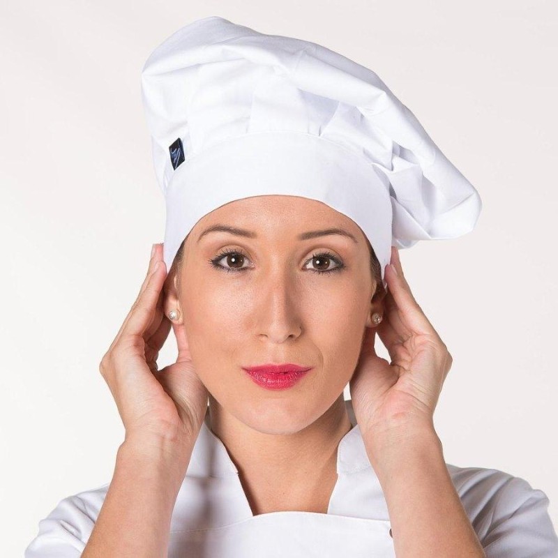 Gorro de cocinero blanco garys 445v