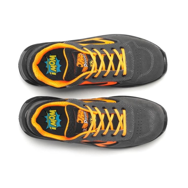 Zapatilla u-power orange s1p