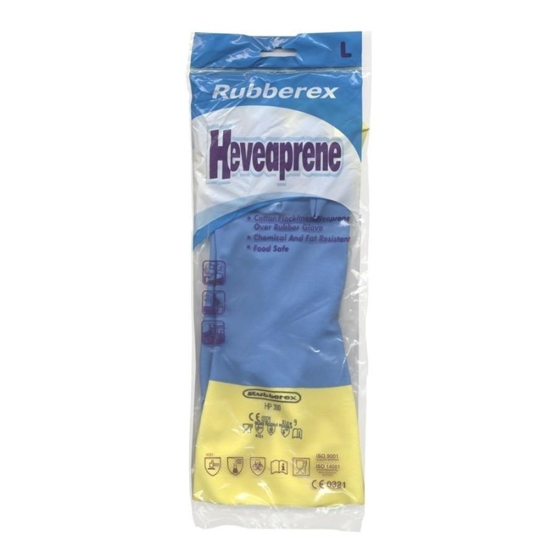 Guante rubberex neopreno latex hp300 bicolor