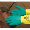 Guante sin soporte de látex bicolor juba 622