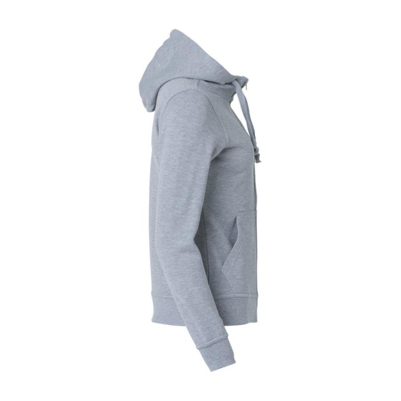 Chaqueta basica hoody mujer clique 021035