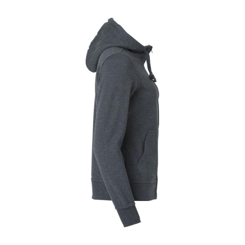 Chaqueta basica hoody mujer clique 021035
