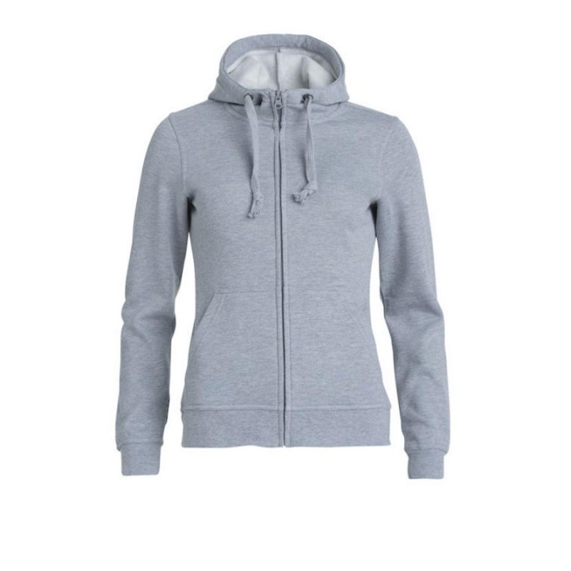 Chaqueta basica hoody mujer clique 021035