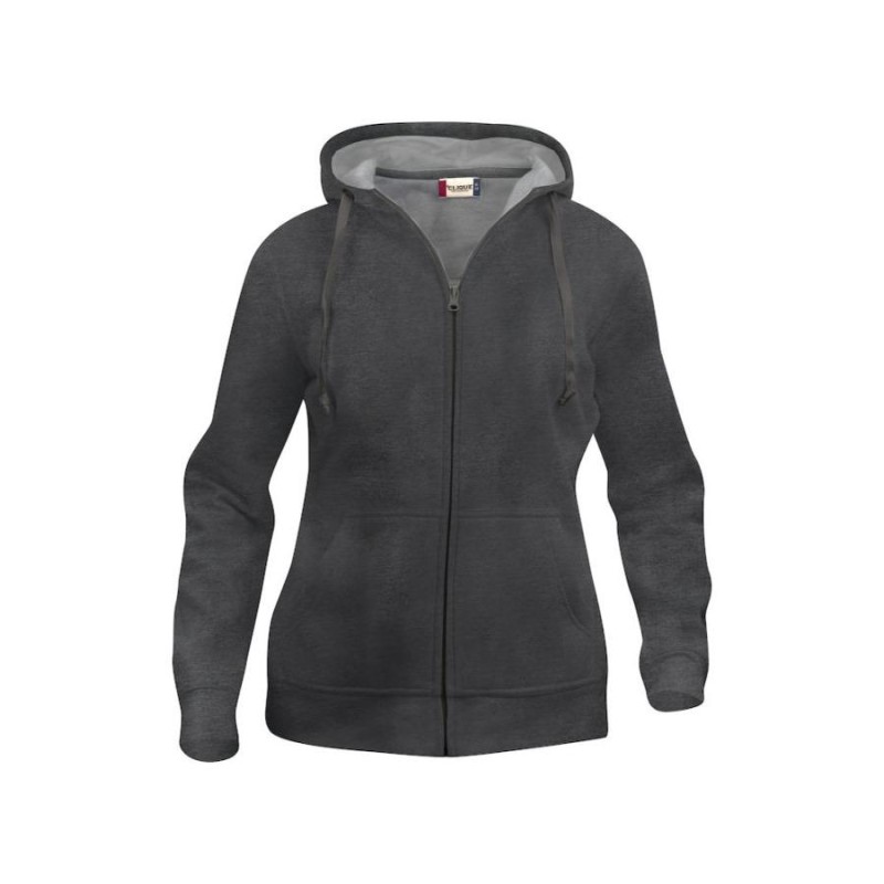 Chaqueta basica hoody mujer clique 021035