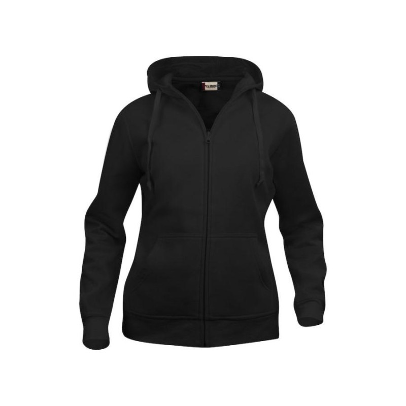 Chaqueta basica hoody mujer clique 021035