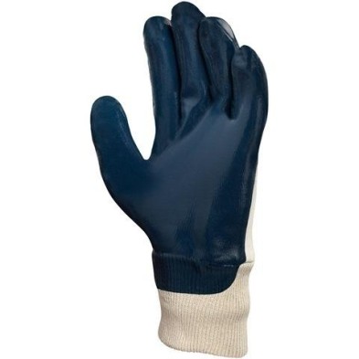 Azul Ansell 27-810/10 Hycron Repelente al aceite guante bolsa de 12 pares Protección mecánica Tamaño 10