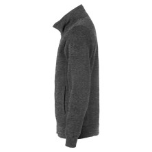 sudadera clique cardigan 021048 en antracita marengo