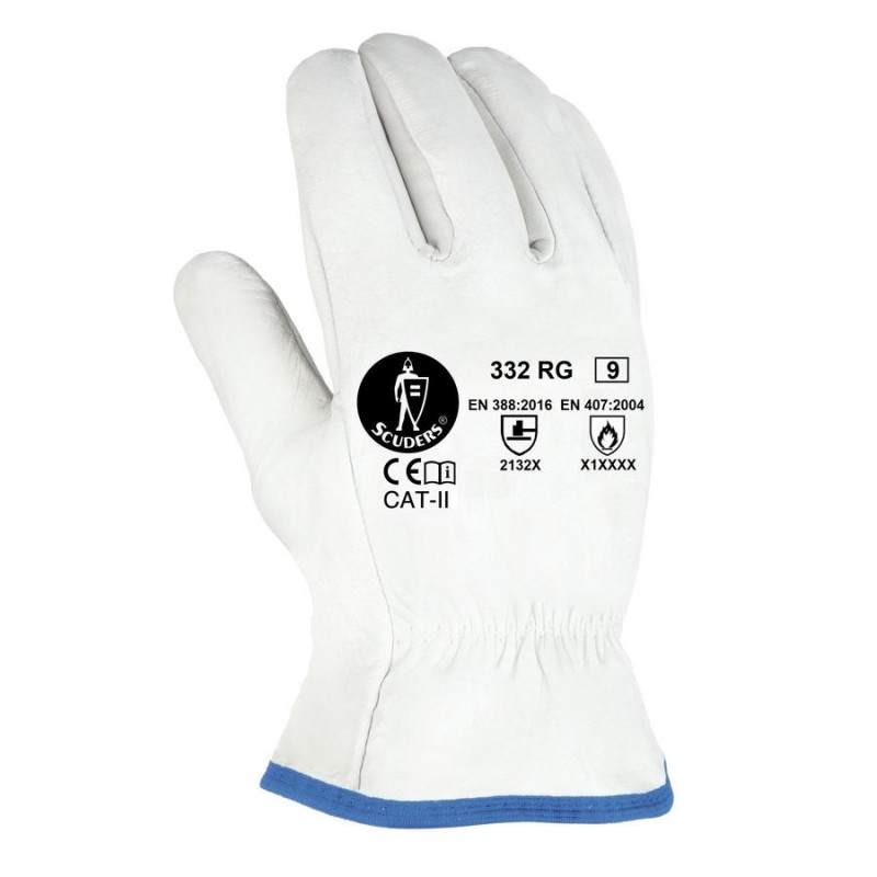 Guante conductor piel flor jomiba 332rg