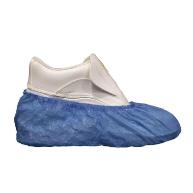 Cubre zapatos polietileno tejido ultrarresistente 100 piezas antideslizante cubiertas para pies. talla única calzas polietileno 