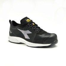 zapatilla diadora fly litebase matryx low s3l en negro/blanco