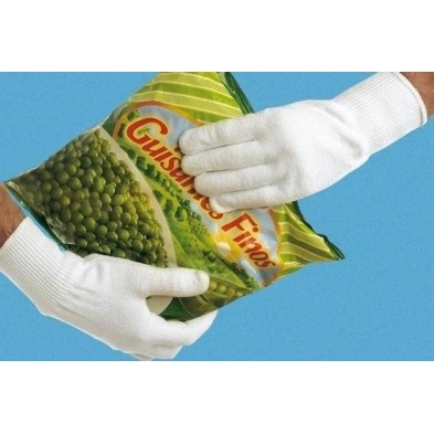 Guantes blancos de caza de policía cálidos de invierno de piel de cordero  auténtica suave para hombre YONGSHENG 1327534142549