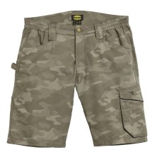 bermuda diadora poly camo en gris cañamo