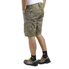 bermuda diadora poly camo en gris cañamo