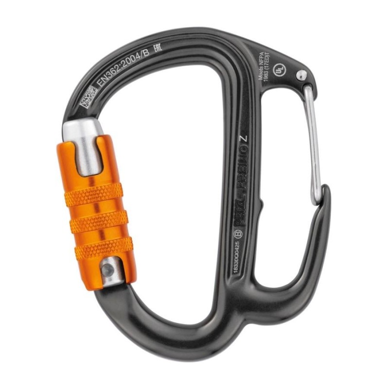 Mosqueton con gancho petzl freino z