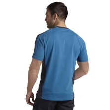 camiseta diadora cross organic en azul celestial
