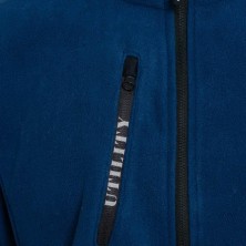 polar diadora sweat pile fz en azul oscuro denim