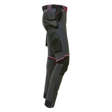 pantalon mujer u-power atom en gris fucsia