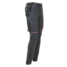 pantalon mujer u-power world en gris fucsia