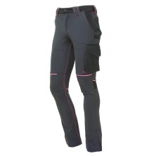 pantalon mujer u-power world en gris fucsia