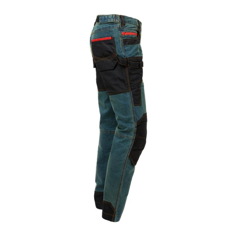 Pantalon vaquero u-power platinum button