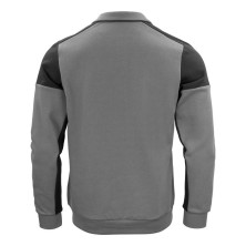 polo m/l printer polosweater 2262060 en gris antracita/negro