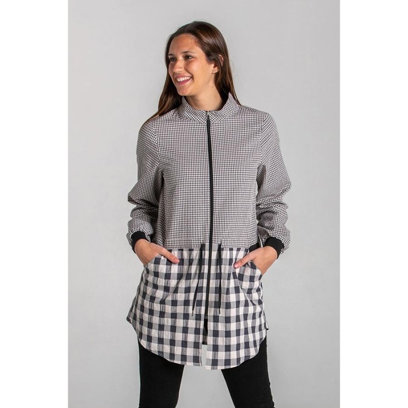 Bata maestra dyneke cuadros 8896