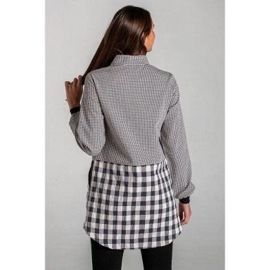 Bata Maestra Dyneke Cuadros 8896