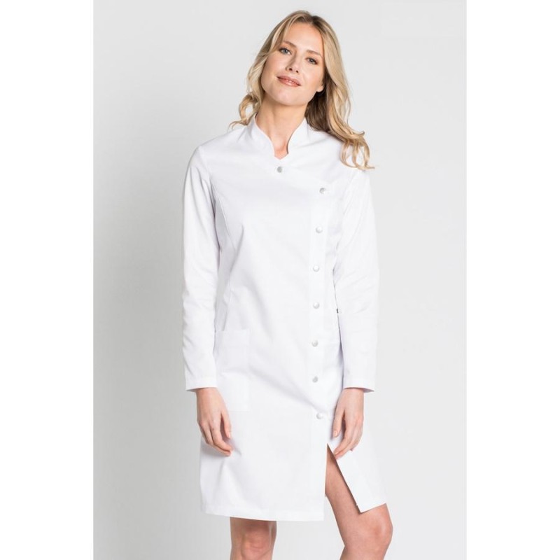 Bata dyneke blanca cuello mao 8218700