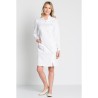 Bata dyneke blanca cuello mao 8218700