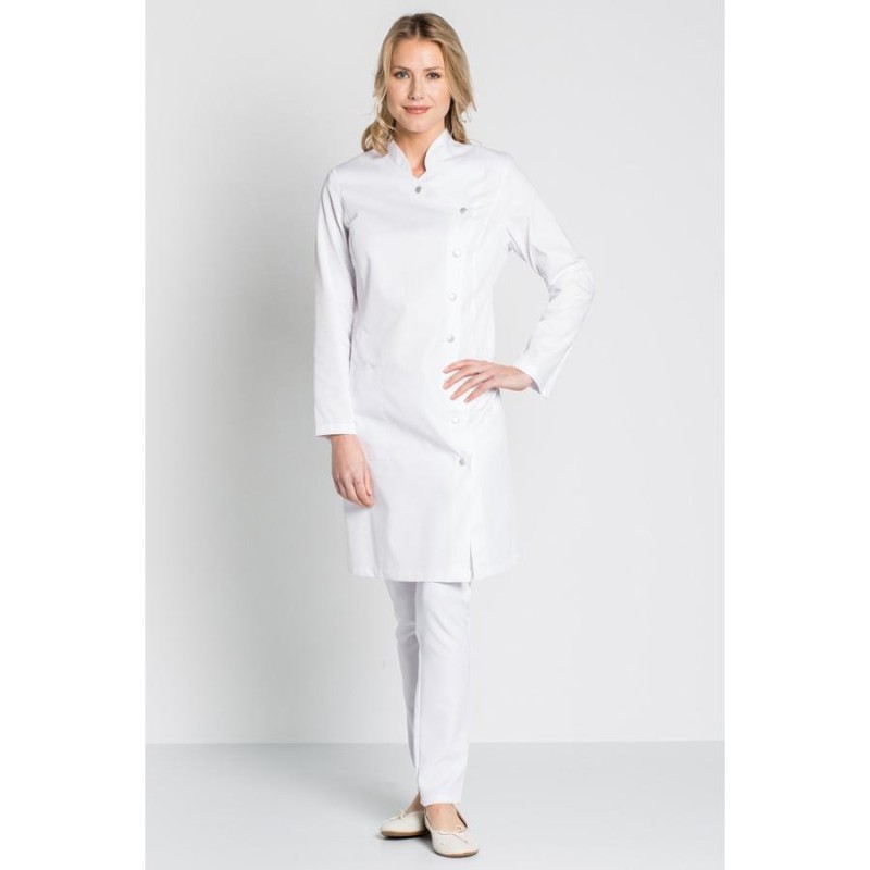 Bata dyneke blanca cuello mao 8218700