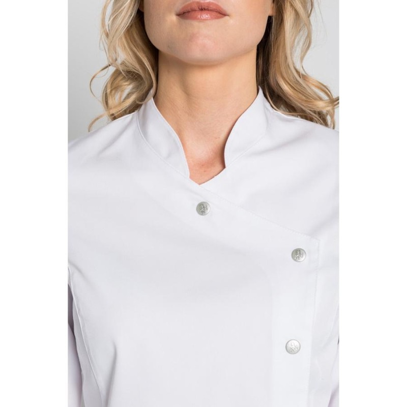 Bata dyneke blanca cuello mao 8218700