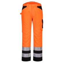 pantalón a.v. portwest service pw241 en naranja/negro