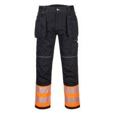 pantalón a.v. portwest pw307 en naranja/negro