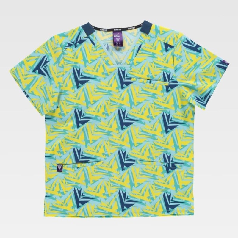 Casaca workteam estampado trazos b9858