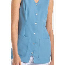 casaca corchetes dyneke colores 8068 en azul denim